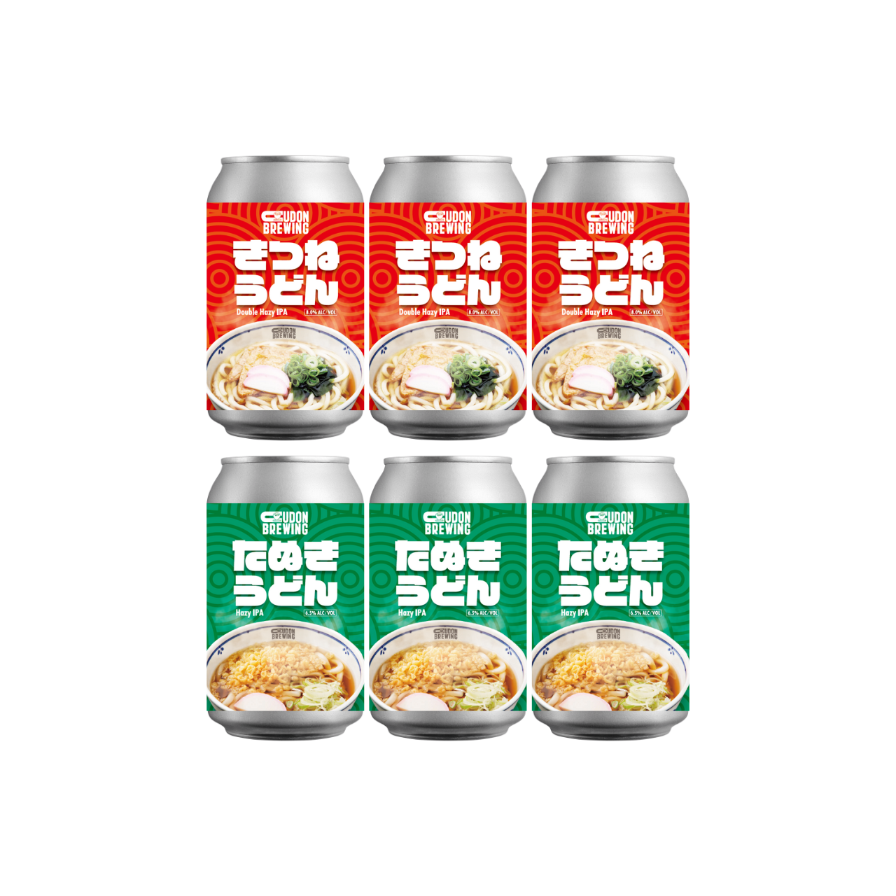 たぬき きつねとたぬき 6缶セット – SETOUCHI BEER