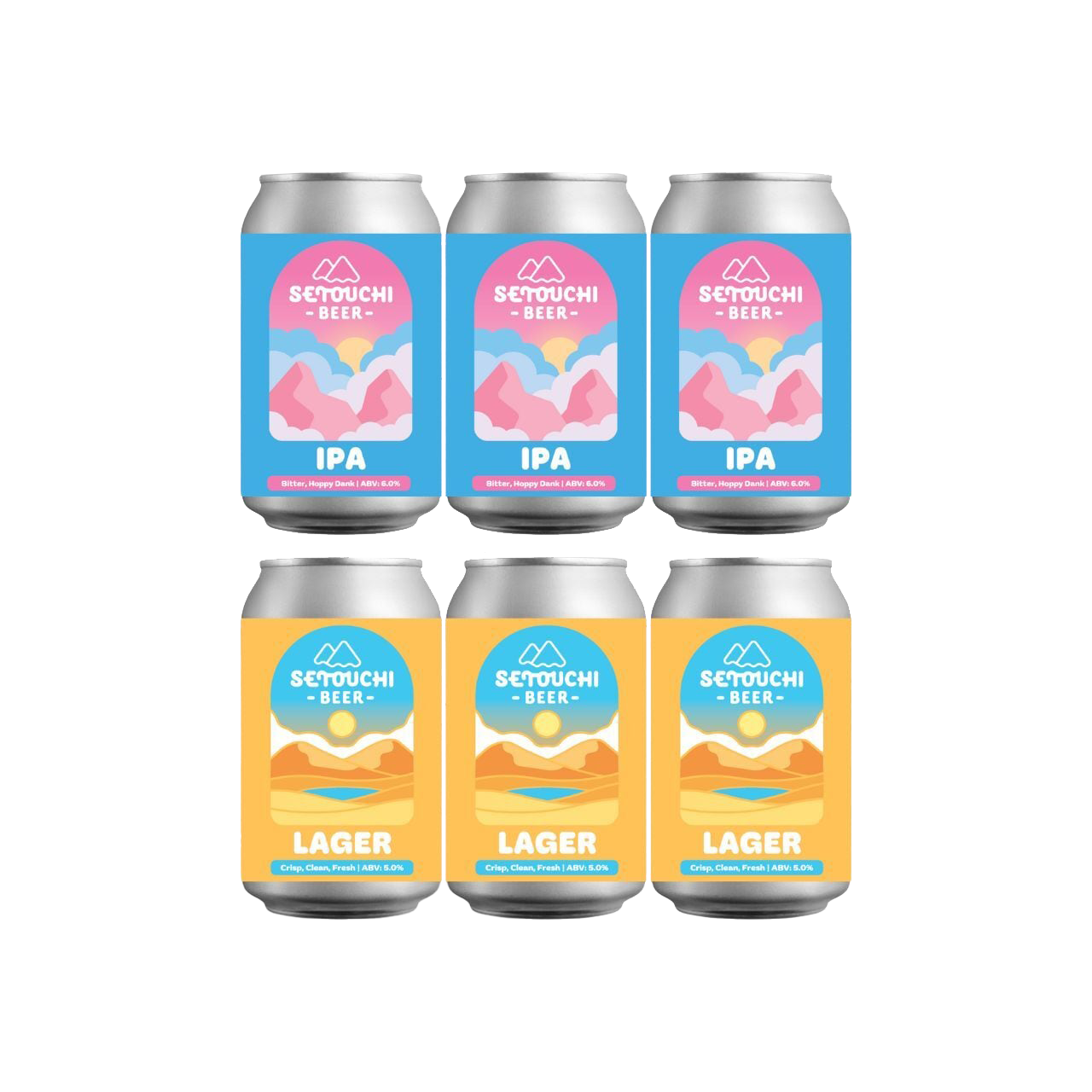 SETOUCHI 定番ビール 6缶セット