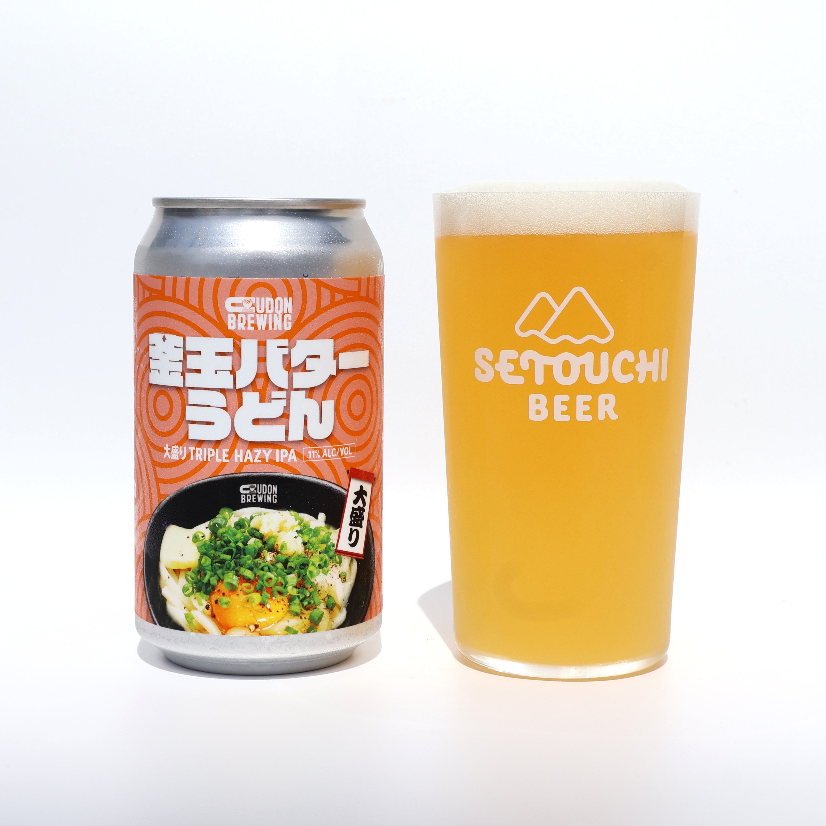 釜玉バターうどん大盛りTRIPLE HAZY IPA – SETOUCHI BEER