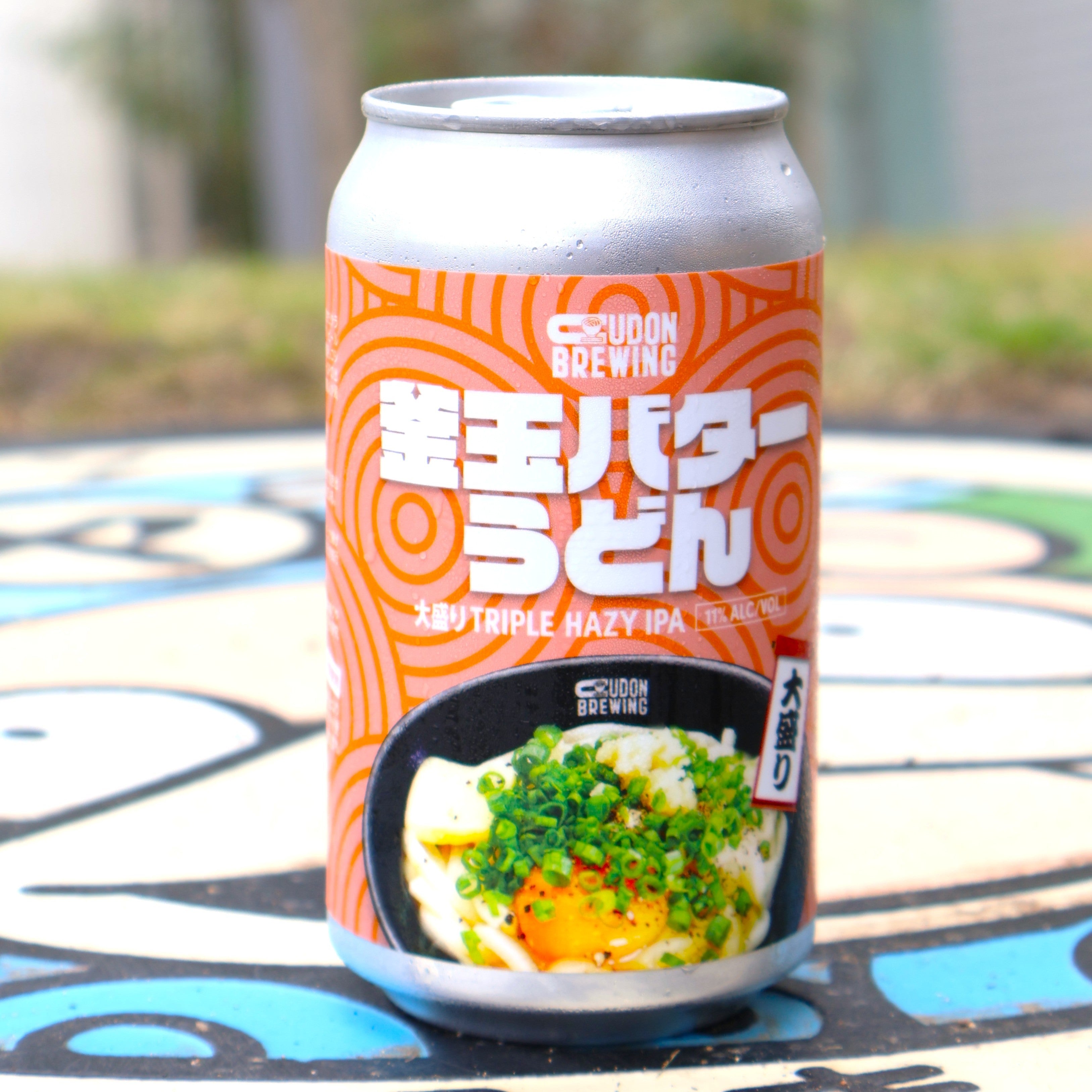 釜玉バターうどん大盛りTRIPLE HAZY IPA – SETOUCHI BEER