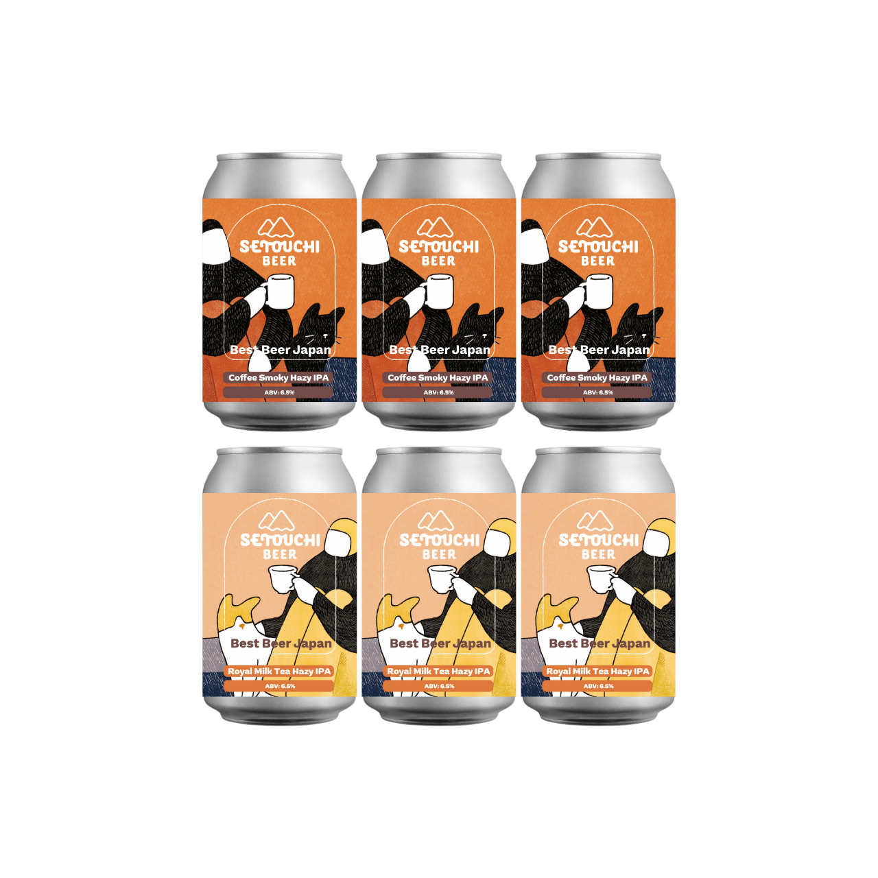 <予約商品>COFFEE & TEA HAZY IPA 6缶セット