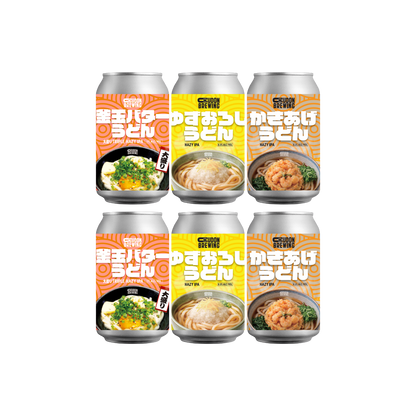 かきあげと釜玉バターとゆずおろし 6缶セット