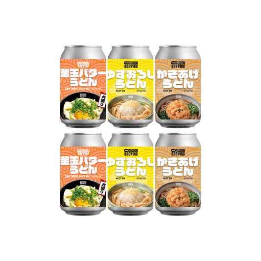 かきあげと釜玉バターとゆずおろし 6缶セット