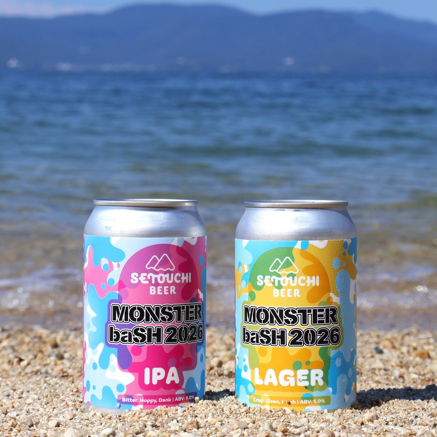 SETOUCHI Standard Beer MONSTER baSH Label 6-Can Set