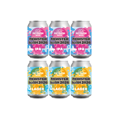 SETOUCHI Standard Beer MONSTER baSH Label 6-Can Set