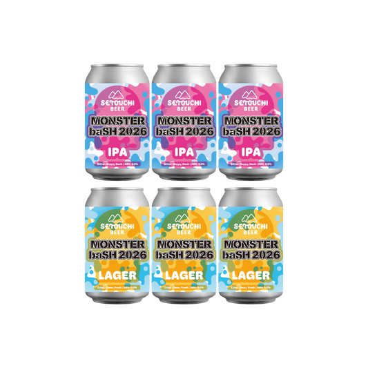 SETOUCHI 定番ビール MONSTER baSHラベル6缶セット