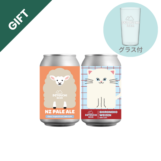 【GIFT】ひつじとねこ GLASS SET
