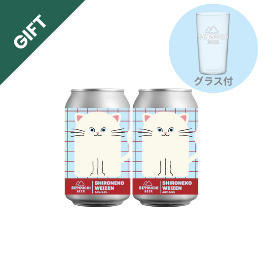 【GIFT】しろねこ GLASS SET